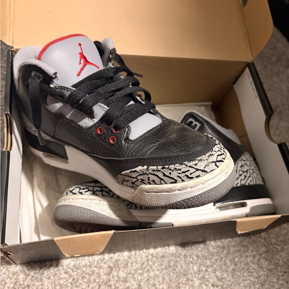Air Jordan Black and Gray Sneakers